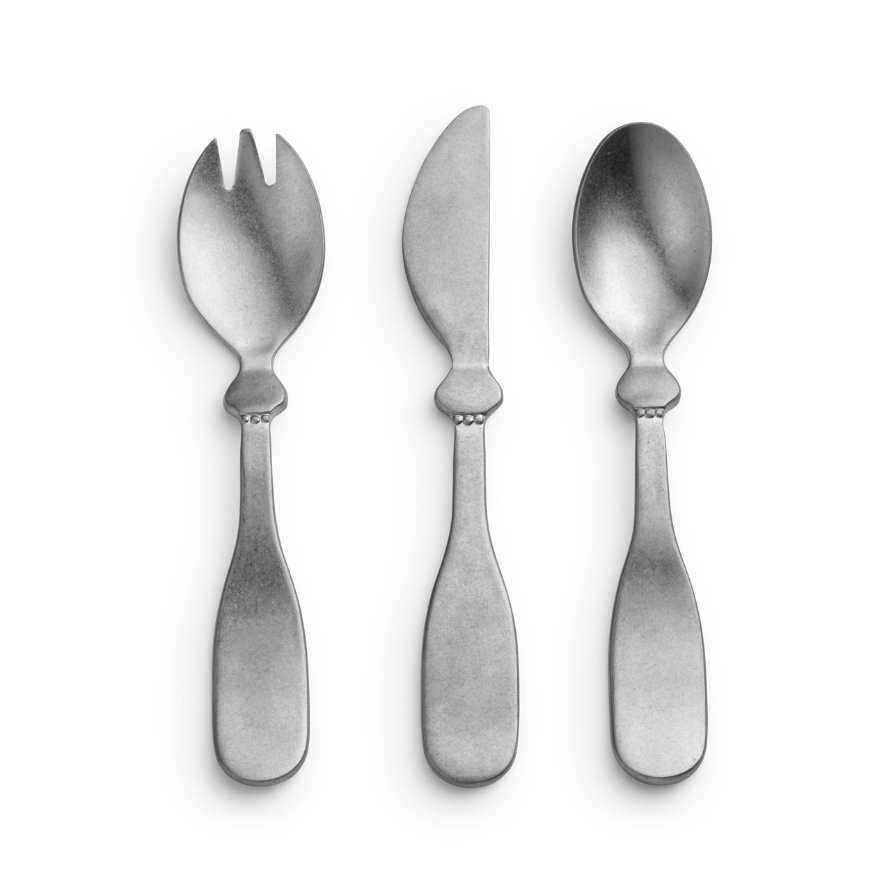 - Bestekset Kinderen - Antique Silver