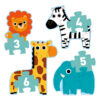Djeco puzzel primo jungle dieren tot 6 stukjes