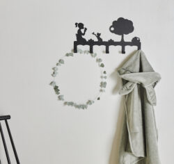 Kinderkapstok Bexley zwart metaal