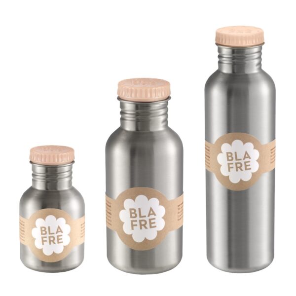 Blafre RVS drinkfles peach 300ml, 500ml en 750ml