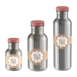 Blafre RVS drinkfles roze 300ml, 500ml en 750ml