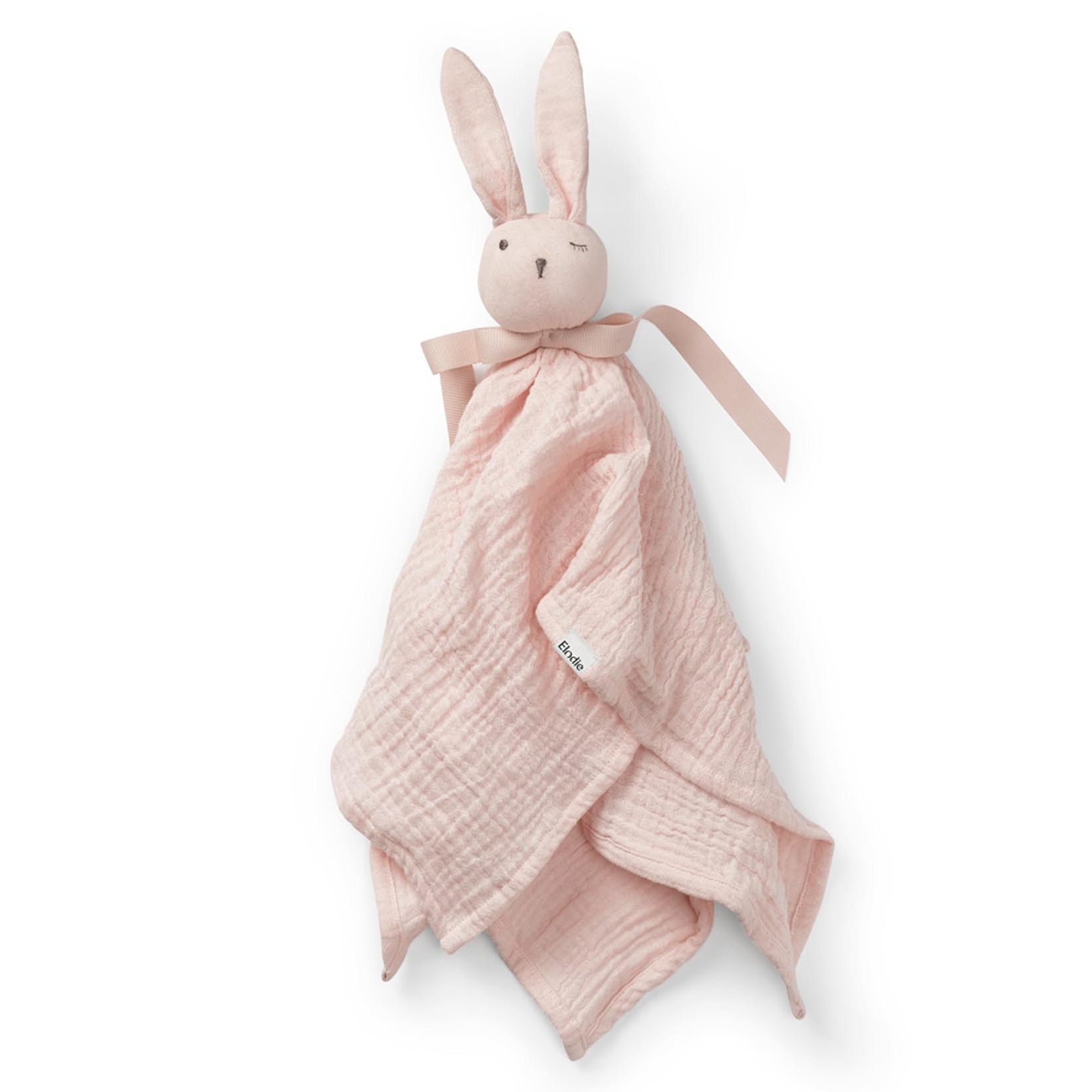 Elodie knuffeldoekje hydrofiel konijn Mae soft pink