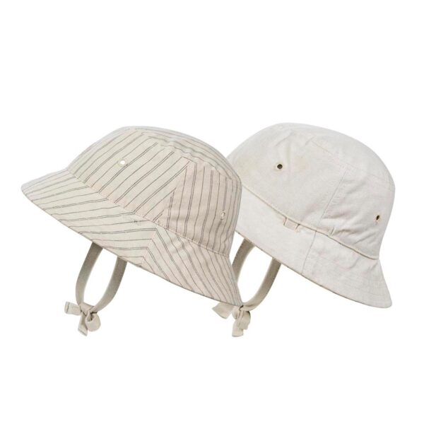 Elodie bucket hat pinstripe omkeerbaar