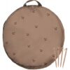 Pop up strandtent lichtgewicht. Diameter tas 70 cm