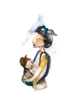 A3 poster motherhood 2 Iris van Dijck