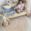 Tapis Petit vloerkleed Fleur met hartjes