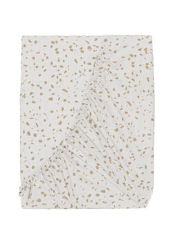 Hoeslaken 1-persoons terrazzo print merk Bibelotte