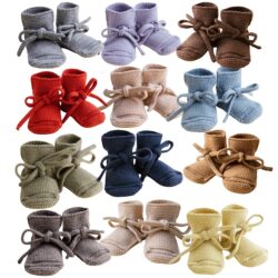 Hvid booties slofjes merinowol_0-9M