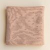 Hvid babydeken blanket bibi apricot