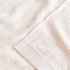 Hvid babydeken blanket bibi cream