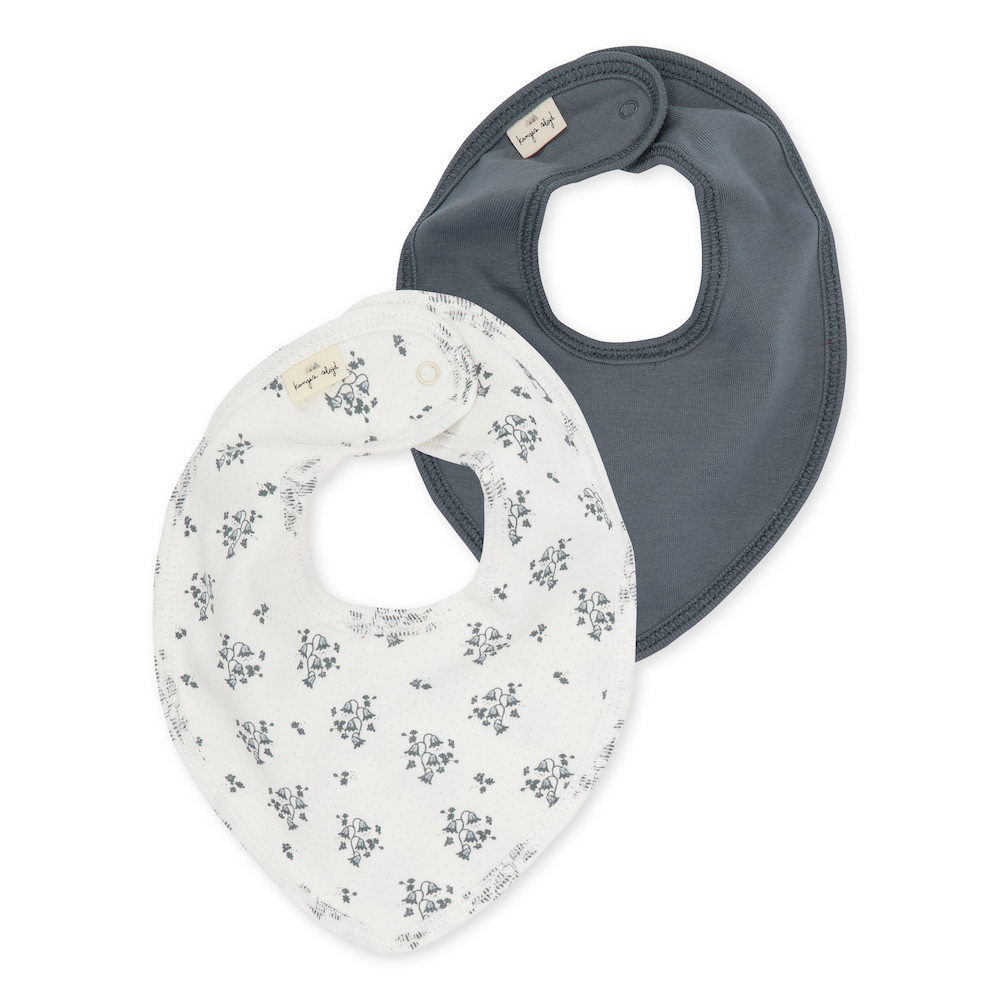 Konges Sløjd kwijlslabbetjes clochette blue