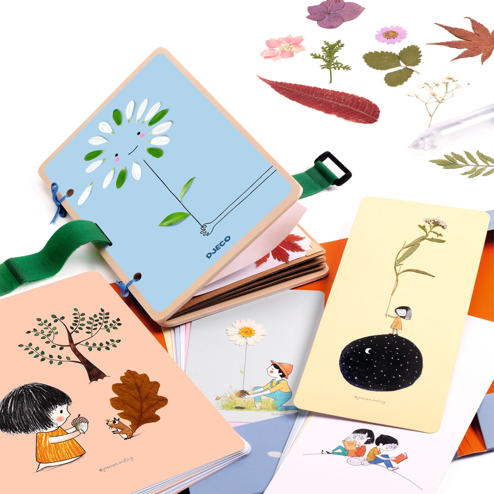 Djeco DIY bloemen drogen en kaarten maken