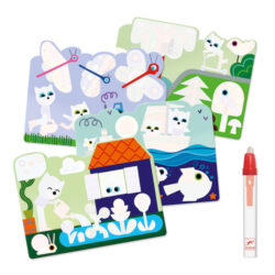 Djeco kleuren met water thema in de tuin