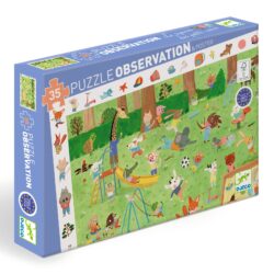 Djeco observation puzzel speeltuin dierenvriendjes