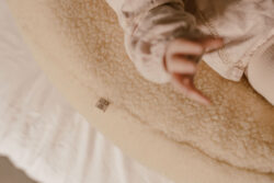 Kicolabel relax hoes voor voedingskussen 100% Merinowol