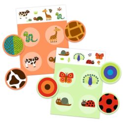 Djeco lotto spel veren en vacht dieren