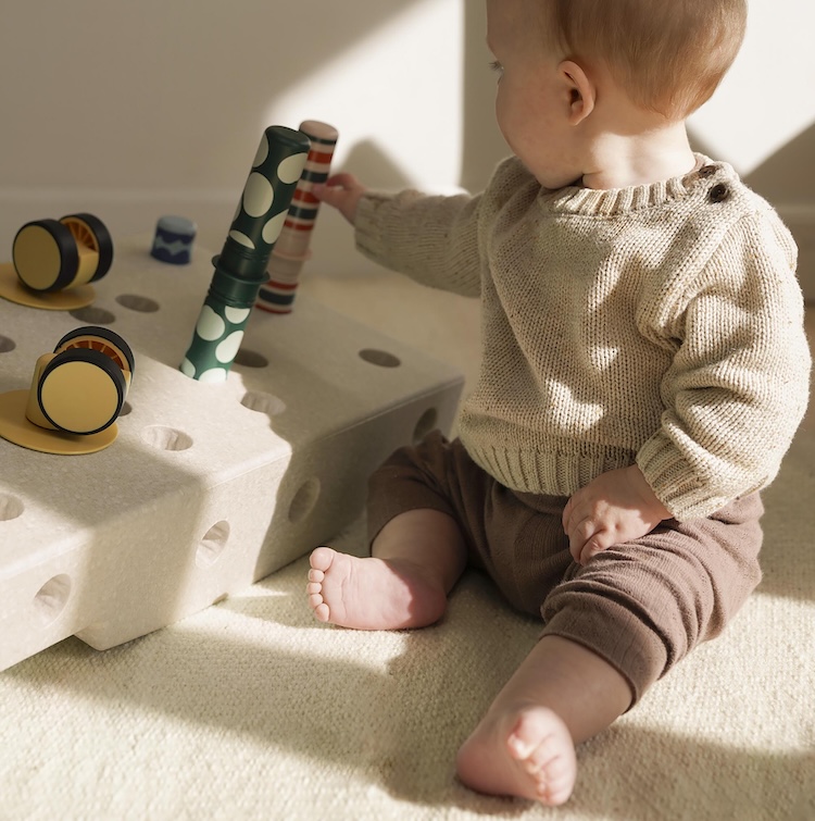 Modu babyactiviteitenset 10 delig sand-honey