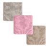Hvid babydeken IVY pebble - cotton candy - sand