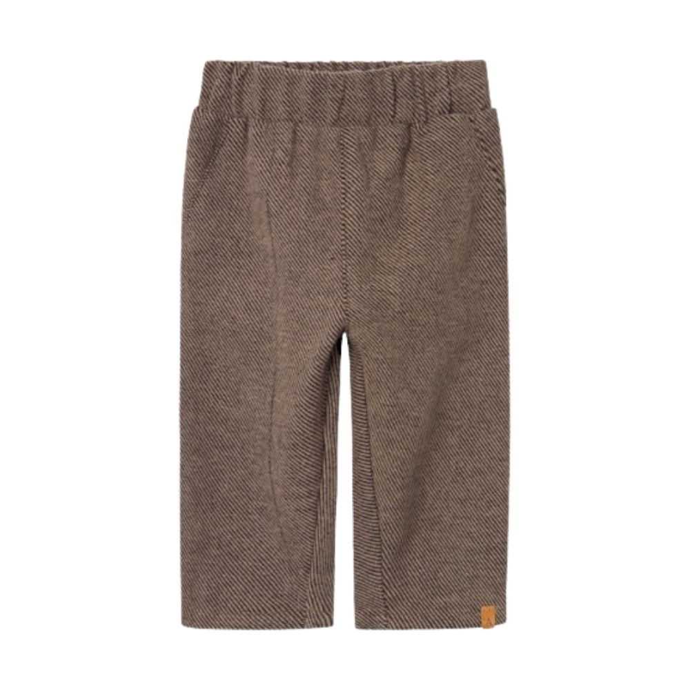 Lil' Atelier broek Remi bruin katoen
