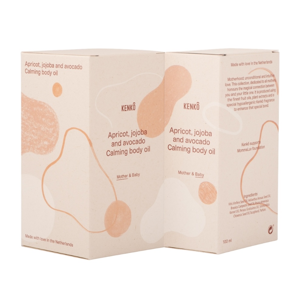 Kenko huidverzorging duopack body oil mother and baby