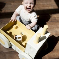 Modu 3-in-1 loopwagen sand-honey