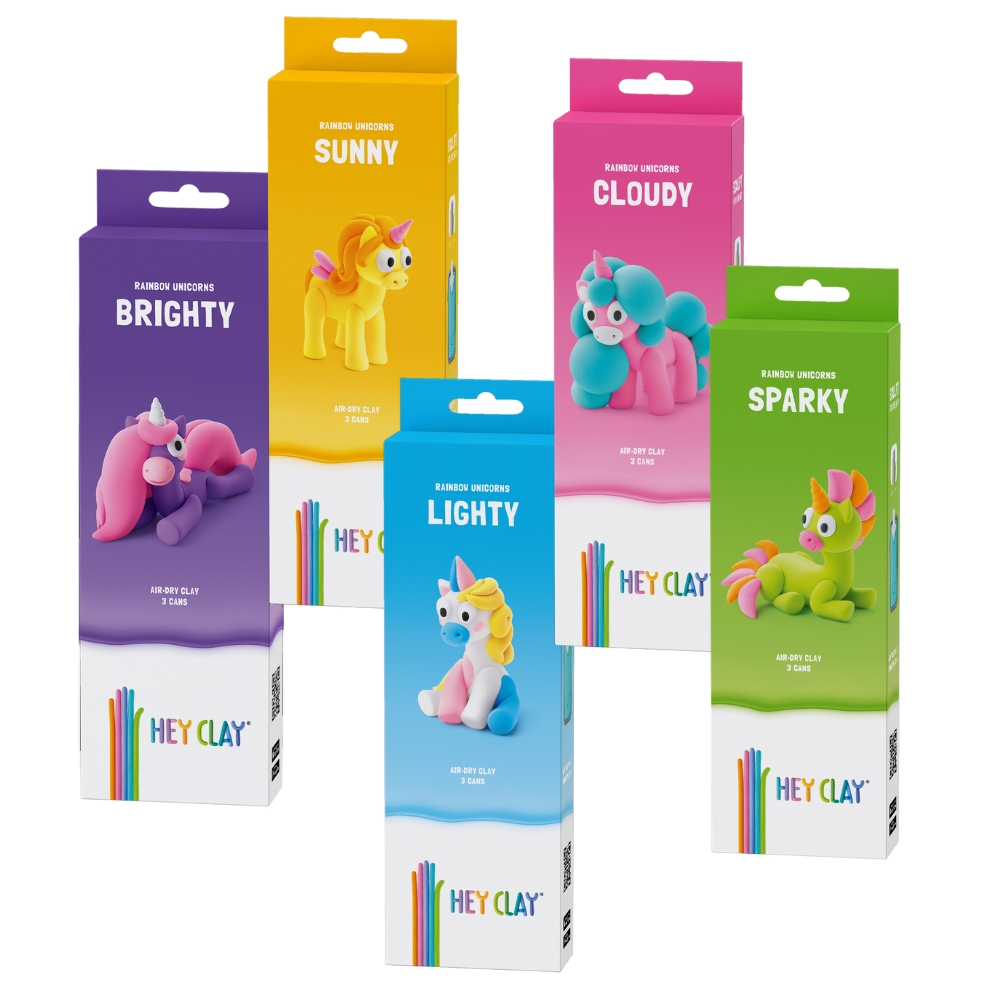 Hey Clay kleisets rainbow unicorns