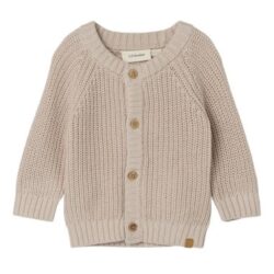 Lil' Atelier gebreid vest Emlen kleur Gray morn