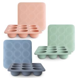 Mushie siliconen diepvriesbakjes voor babyvoeding