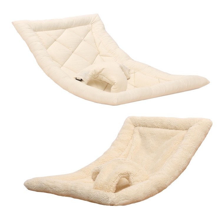 Charlie Crane Levo losse zitting voor wipstoel Organic milk en teddy