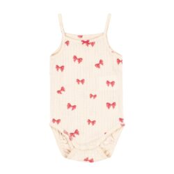 Konges Sløjd mouwloze romper minnie strap rosia bow