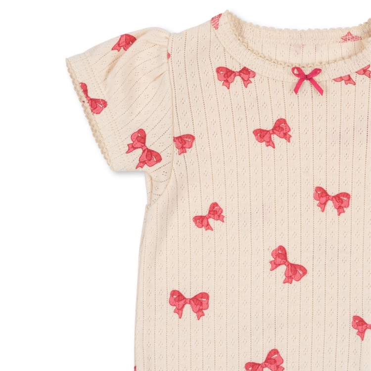 Konges Sløjd romper korte mouw rosia bow