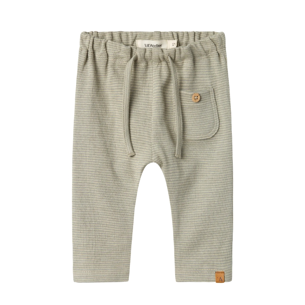 Lil' Atelier broek Feng moss gray