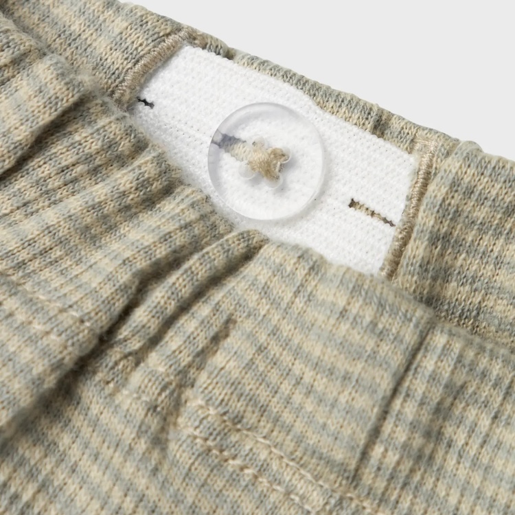 Lil' Atelier broek Feng moss gray verstelbare taille