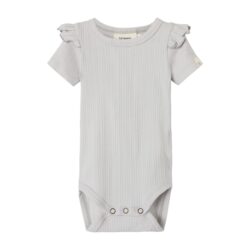 Lil' Atelier romper korte mouw Fleura vapor blue