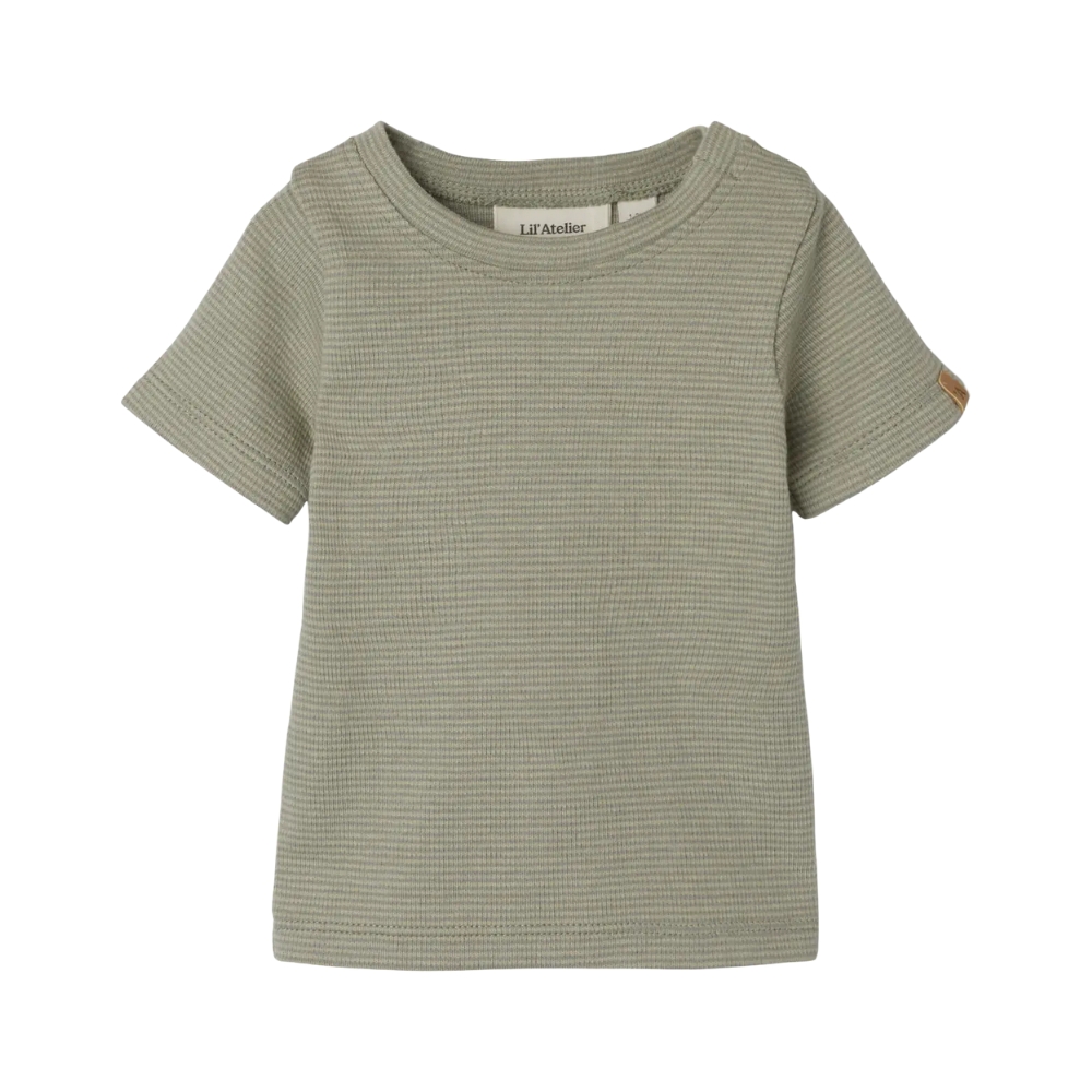 Lil' Atelier t-shirt Feng moss gray
