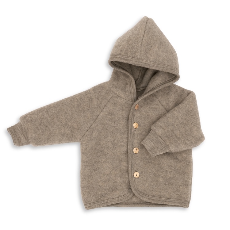 Engel Natur jasje 100% wolfleece walnut