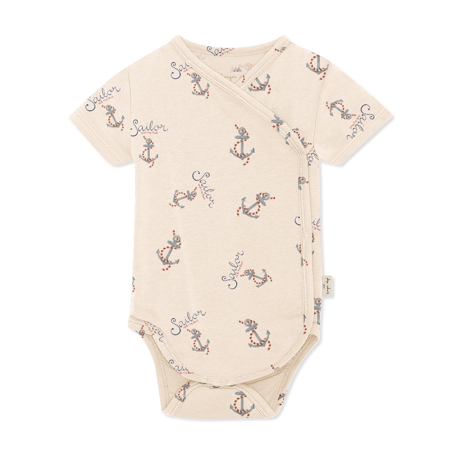 Konges Sløjd overslagromper met korte mouw rock my boat