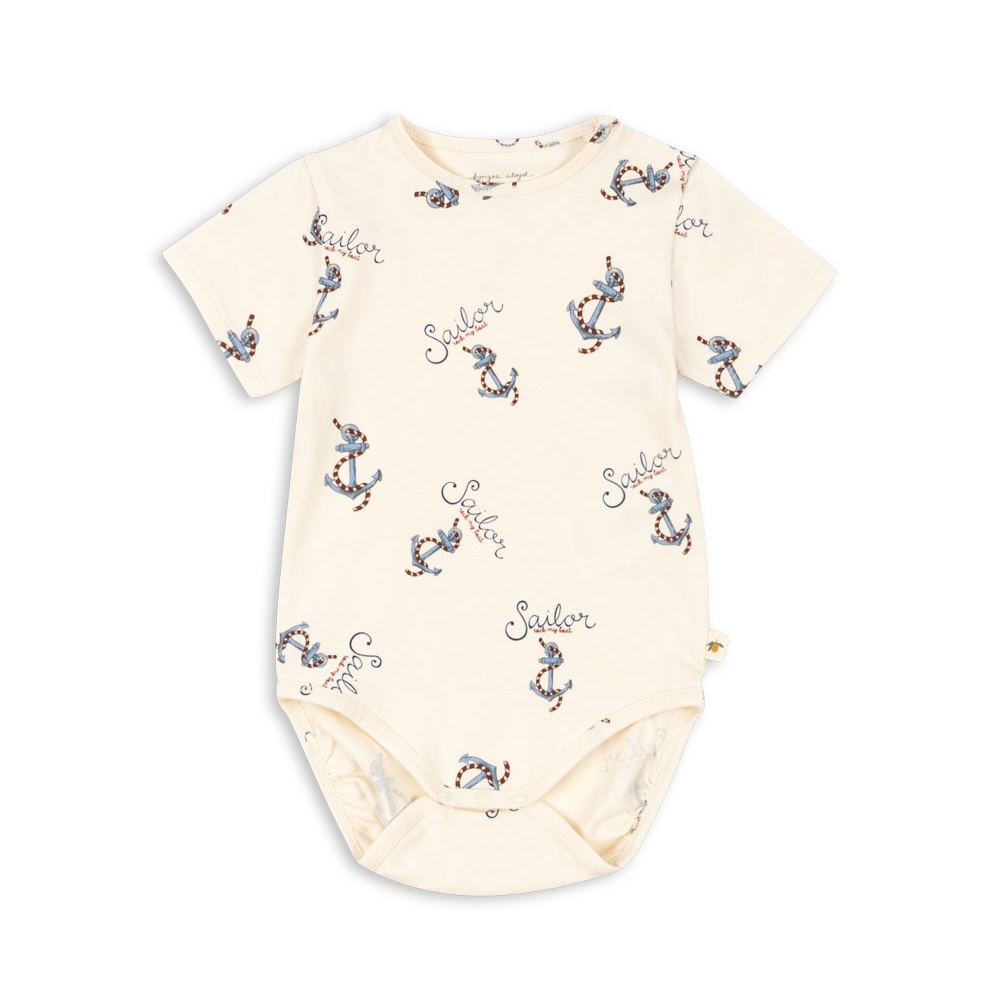 Konges Sløjd romper met korte mouw rock my boat