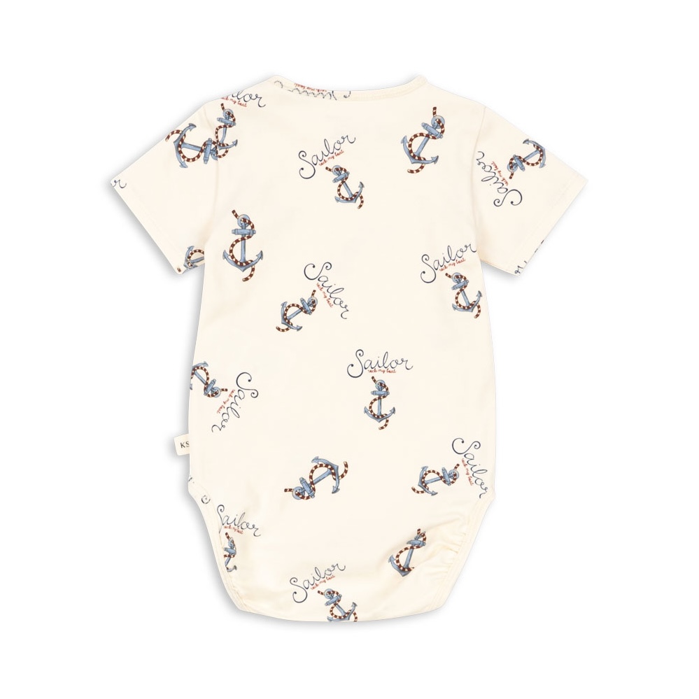 Konges Sløjd romper met korte mouw rock my boat