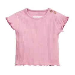 Play Up rib t-shirt urze roze