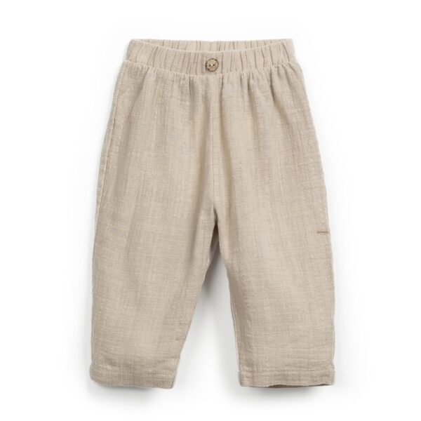 Play Up broek pottery beige linnen katoen