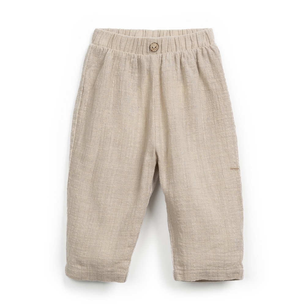 Play Up broek pottery beige linnen katoen