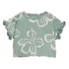 Play Up jersey t-shirt bloemenprint Madalena groen