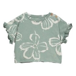 Play Up jersey t-shirt bloemenprint Madalena groen