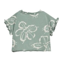Play Up jersey t-shirt bloemenprint Madalena groen