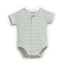 Play Up romper gestreept korte mouw groen