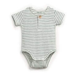 Play Up romper gestreept korte mouw groen