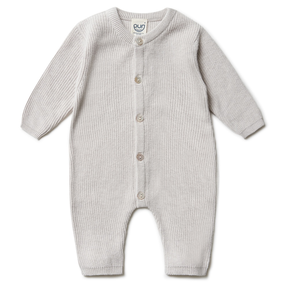 Puri Organic boxpakje gebreid beige melange