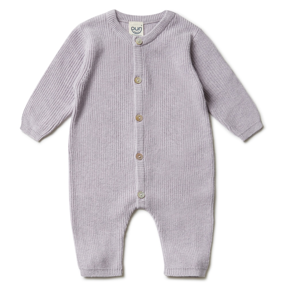 Puri Organic boxpakje gebreid lavendel