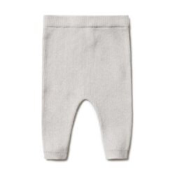 Puri Organic baby broek gebreid beige melange